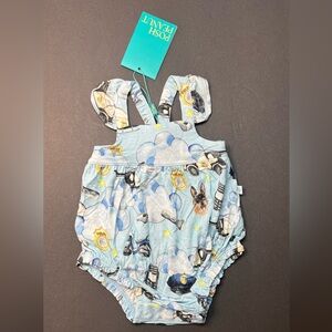 Posh Peanut Bamboo Police bubble romper 0-3 NWT IN BAG